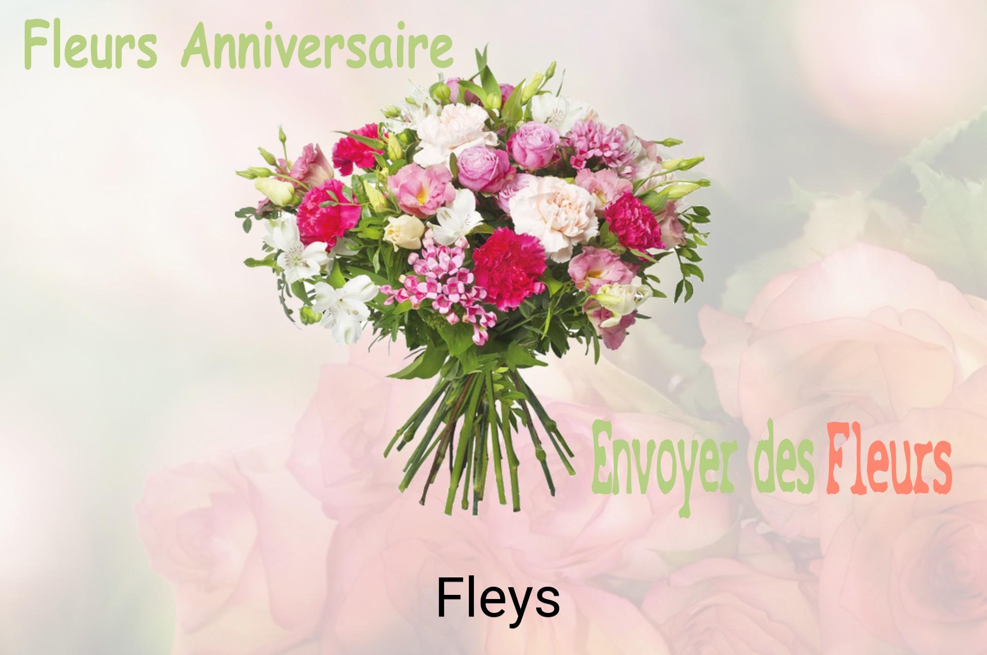 Bouquet de fleurs d’anniversaire livré à Fleys